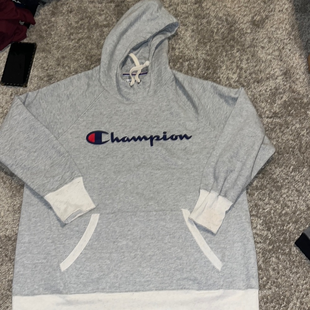 grey champion sweatshirt